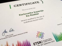 Projekt Ka Raddar Karlovačke županije imenovan europskom točkom za darovite u Hrvatskoj