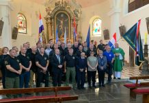 Blagoslovljena zastava specijalne policije Ogulin