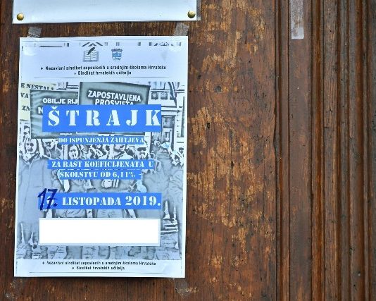 Štrajk i u ogulinskim školama