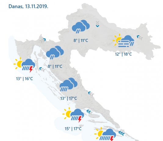 Vremenska prognoza – najave ostvarene, poboljšanje u četvrtak