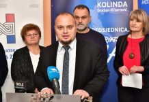 Predstavnici HDZ-a Karlovačke županije pozvali birače da u drugom krugu podrže Kolindu Grabar-Kitarović