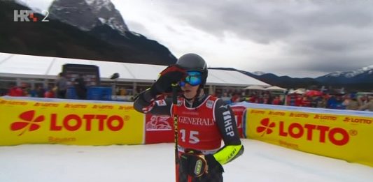 Zubčić deveti nakon prve vožnje u Garmisch-Partenkirchen-u