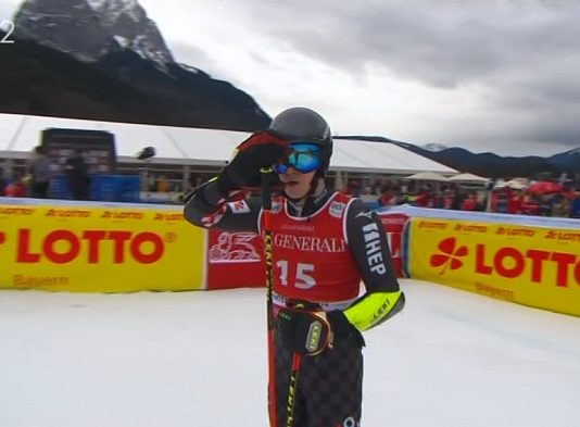 Zubčić deveti nakon prve vožnje u Garmisch-Partenkirchen-u