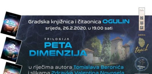 Večer s autorom trilogije “Peta dimenzija” u GKČ Ogulin