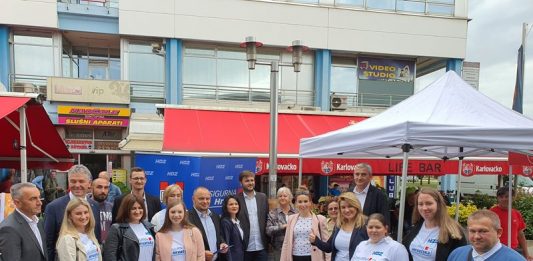 HDZ-ovi kandidati za VII. Izbornu jedinicu predstavili se danas u Karlovcu: „S obzirom na dosadašnja postignuća tražimo novo povjerenje“