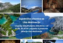 Zajednička ulaznica za Lika destinaciju