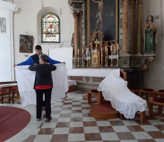 Pripreme za blagdan Tijelova i tradicionalnu procesiju