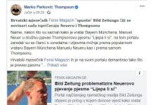 Bild se ispričao Neueru i Thompsonu kada su im preveli ‘Lijepa li si’ na njemački