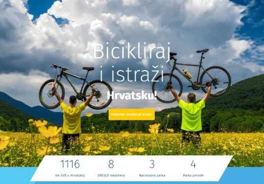 Prva biciklistička EUROVELO web stranica o hrvatskoj