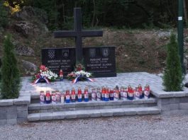 Svečano otvorenje Spomen obilježje poginulim hrvatskim braniteljima u Tounju