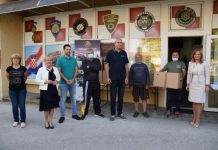Podjela paketa pomoći nezaposlenim hrvatskim braniteljima