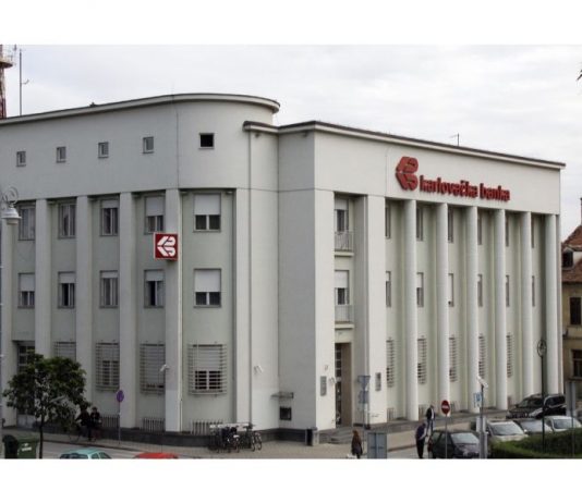 Karlovačkoj banci neto dobit pala dva milijuna kuna