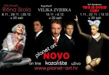 On line kazalište uživo – Kazalište Planet Art pokrenulo je inovatovan kazališni projekt