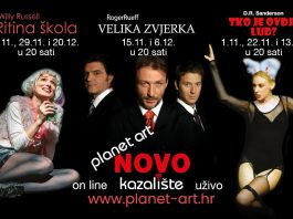 On line kazalište uživo – Kazalište Planet Art pokrenulo je inovatovan kazališni projekt