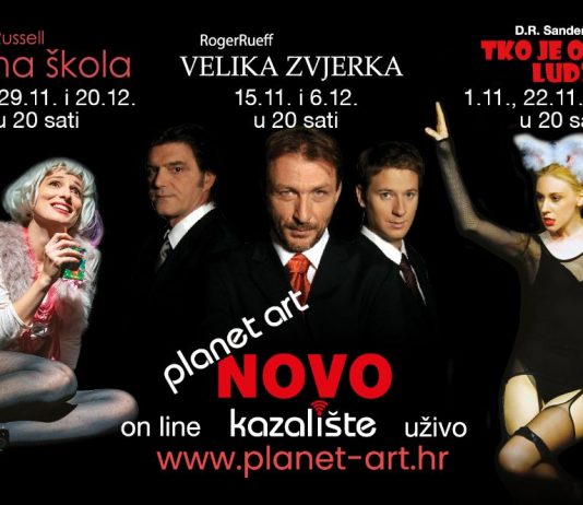 On line kazalište uživo – Kazalište Planet Art pokrenulo je inovatovan kazališni projekt