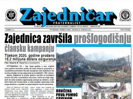 Novi broj Zajedničar – a, službenog glasilo Hrvatske bratske zajednice (HBZ) u SAD-u i Kanadi