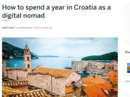 LONELY PLANET o Hrvatskoj kao destinaciji za digitalne nomade