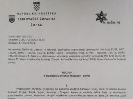 Karlovačka županija proglasila prirodnu nepogodu – potres