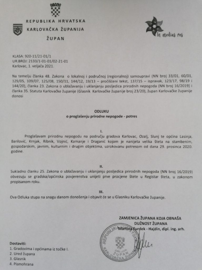 prirodnu nepogodu