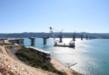 Pelješki most spaja se s kopnom; Plenković: Strateški je važan za RH