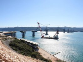 Pelješki most spaja se s kopnom; Plenković: Strateški je važan za RH