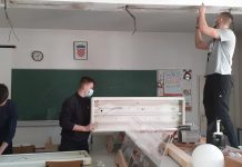 Učenici rade rekonstrukciju rasvjete u učionicama Obrtničke i tehničke škole Ogulin