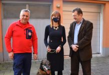Županica Martina Furdek Hajdin ugostila Krunu Stipetića i njegova potražnog psa Dracu