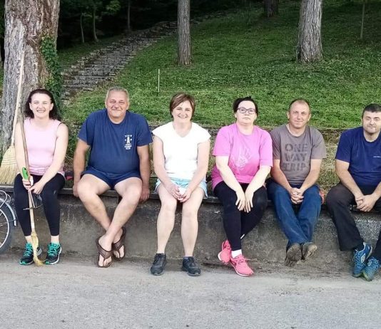 Uređen okoliš uz jezero Bukovnik