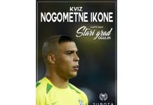 U subotu 28.8.2021.g. Kviz nogometne ikone
