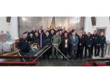 Blagoslovljena zastava Udruge branitelja i veterana voda vojne policije pri 143. brigadi HV-a Ogulin