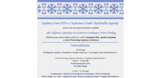 Spomendan najslavnijeg vjenčanja koje je obilježilo povijest Hrvata i Ogulinaca