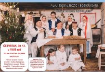 Božićni koncert svih sekcija KUD-a Klek 30.12.2021.