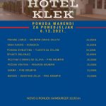 Hotel Klek dnevni meni 6.12