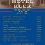 Hotel Klek dnevni meni 11.2