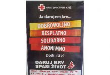 Daruj krv danas, u četvrtak u GDCK Ogulin