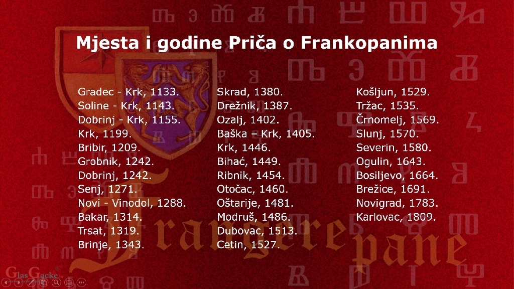 Frangere pane Priče o Frankopanima