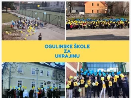 I ogulinske škole sudjelovale u slanju podrške Ukrajini koja se odvijala diljem Karlovačke županije