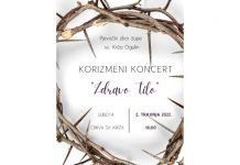 Korizmeni koncert „Zdravo Tilo“ zbora župe Sv. Križa Ogulin