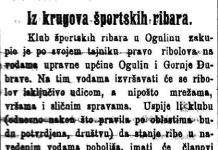 Utorkom iz arhive Zavičajnog muzeja Ogulin – ribolovni turizam 1924.
