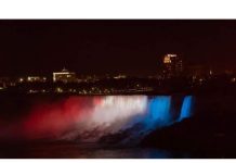 Slapovi Niagare zasjali u bojama hrvatske zastave