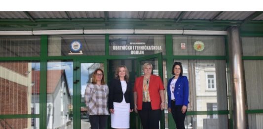 Zamjenica županice obišla OTŠ Ogulin povodom završetka radova na stolariji