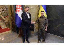 Plenković stigao u Kijev, sastao se s predsjednikom Zelenskim
