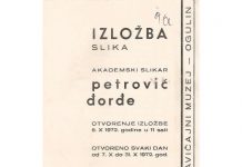 Utorkom iz arhive Zavičajnog muzeja Ogulin – O izložbi Đorđa Petrovića 1972. godine