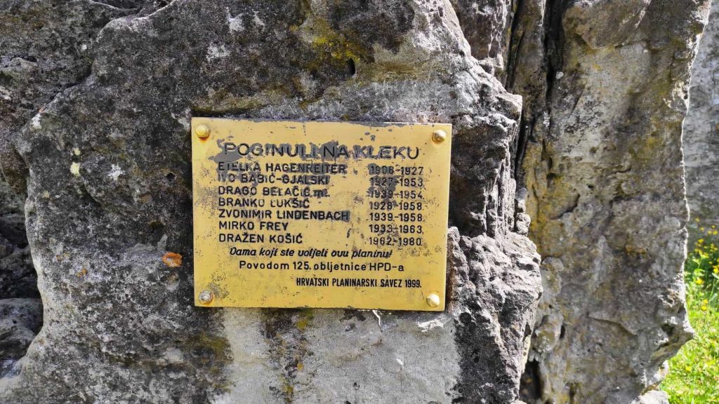 Prva zabilježena pogiblja na Kleku