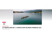 U subotu 25.6.2022. održava se 28. Regata Sabljaci i 4. regata Veslačkog kupa Miljenka Finderlea