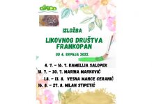 Izložba Likovnog društva Frankopan u Knjižnici Ogulin