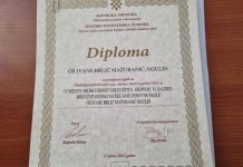 Učenici OŠ IBM osvojili i primili diplomu za 3. mjesto na Međužupanijskom natjecanju u području Biosigurnosti i biozaštite