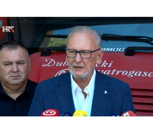 Božinović: Iza poginulog vatrogasca ostala supruga i dvoje djece