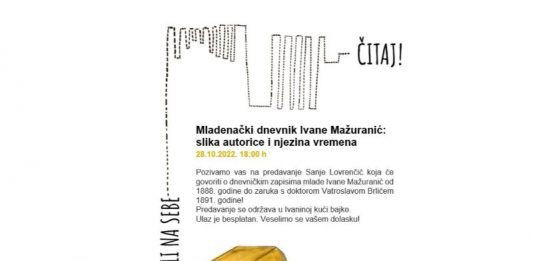 Predavanje o dnevničkim zapisima Ivane Brlić Mažuranić
