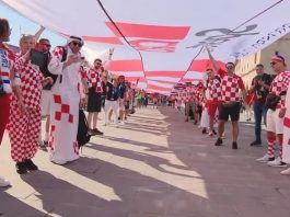 Hrvatski navijači spremni za današnju utakmicu Hrvatske i Maroka